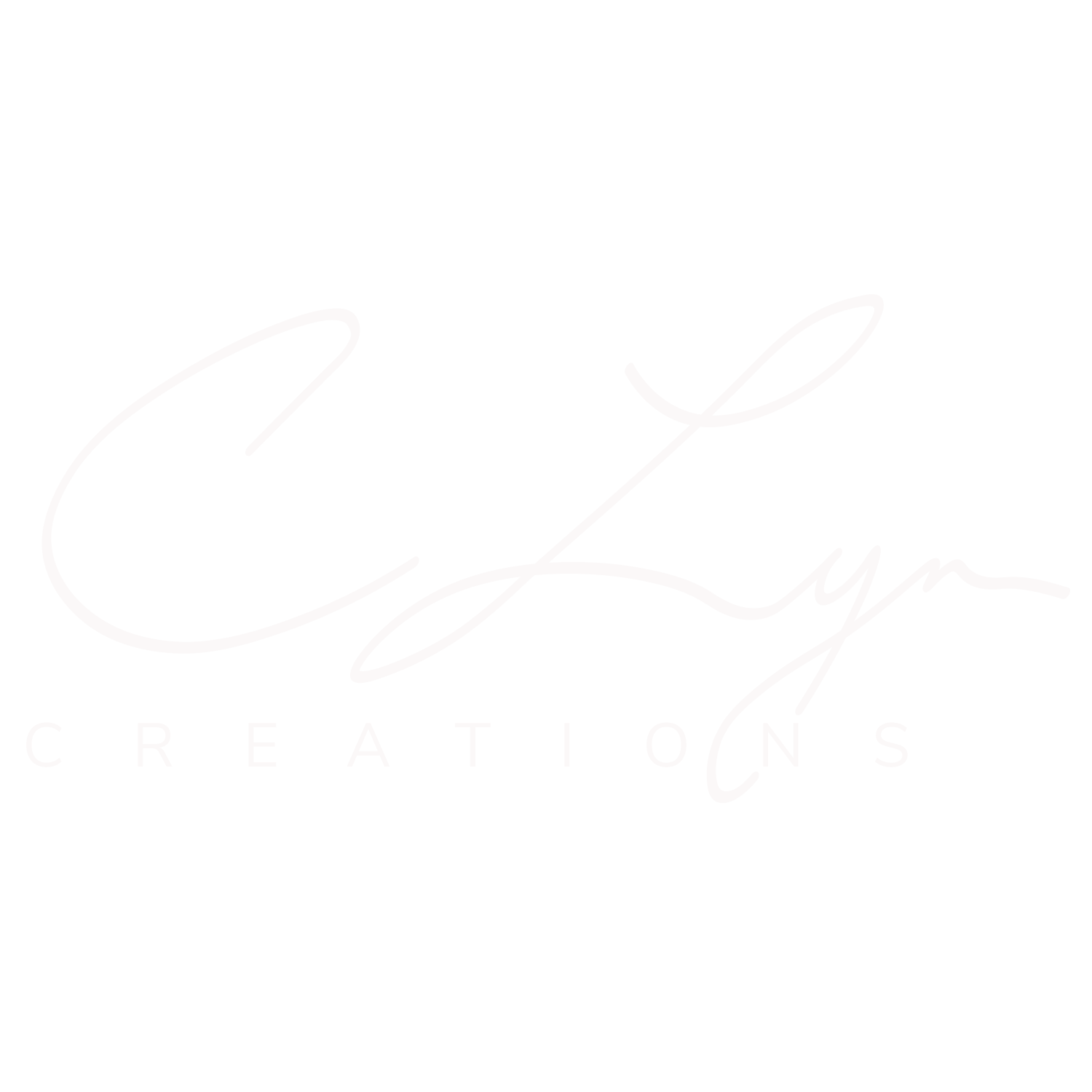 C Lyn Creations - White on Transparent